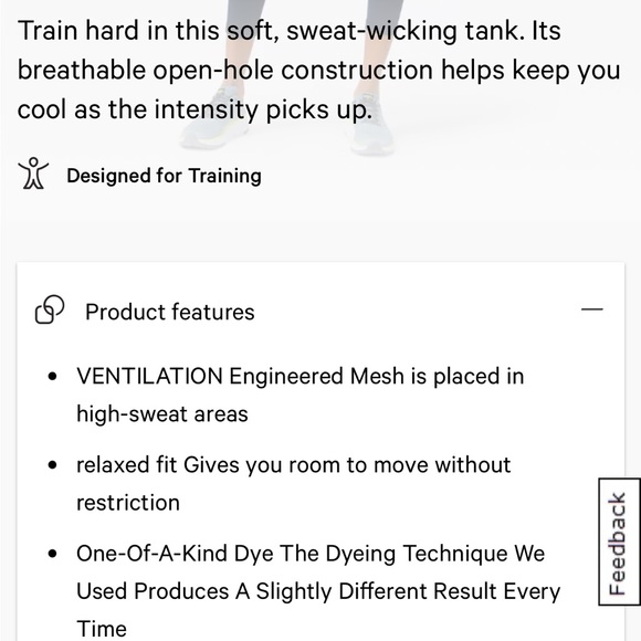 lululemon athletica Blue and White Tank Top - Picture 7 of 8